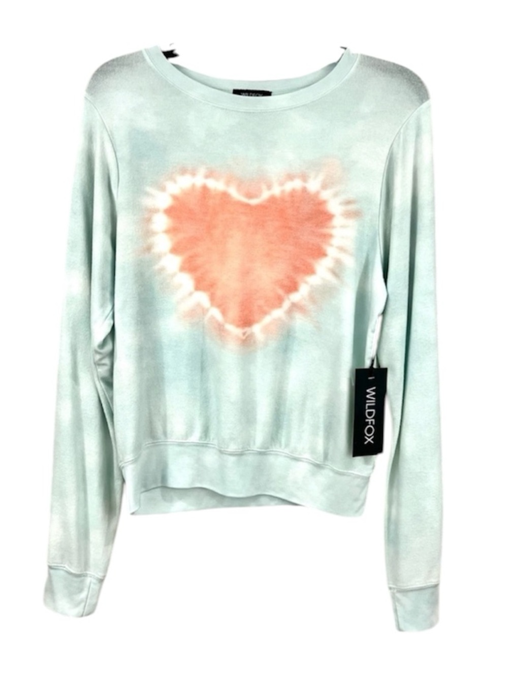 NWT Wildfox Heartfelt Boho Tie Dye Sweater Jumper Sweatshirt